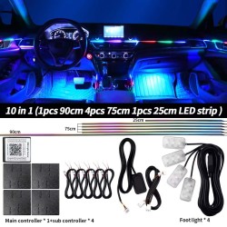 90CM RGB 1-10 LED AMBIENT LIGHT
