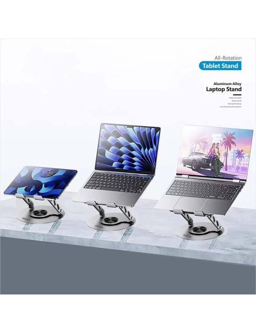 GD-HD376 LAPTOP AND NOTEPAD STAND 360 ROTATION