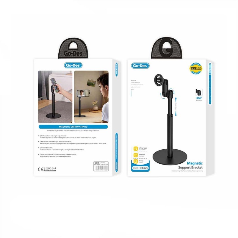 GD-HD268- MAGSAFE SUPPORT BRACKET استاند تليفون سيارة