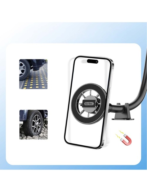 GD-HD368- 2-IN-1 MAGNETIC استاند تليفون سيارة