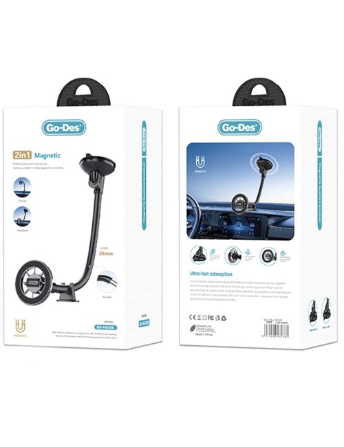 GD-HD368- MAGNETIC FLEXIBLE SUCTION CUP DESIGN CAR PHONE HOLDER