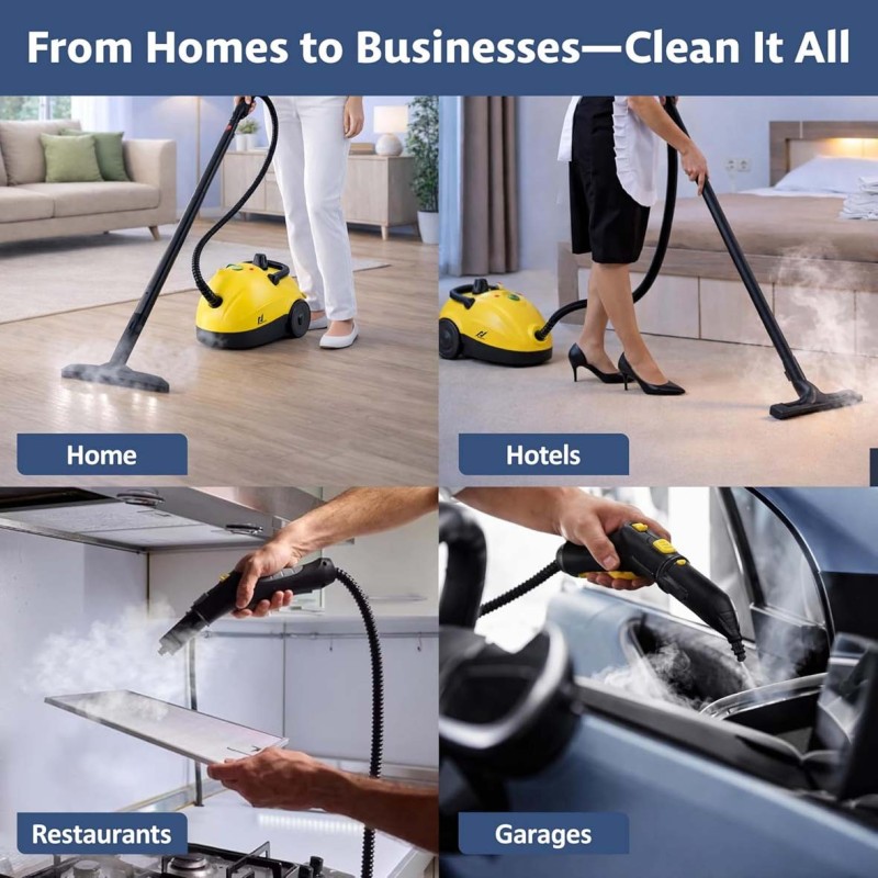 DENX DX2914 ماكينة تنظيف مكانس البخار