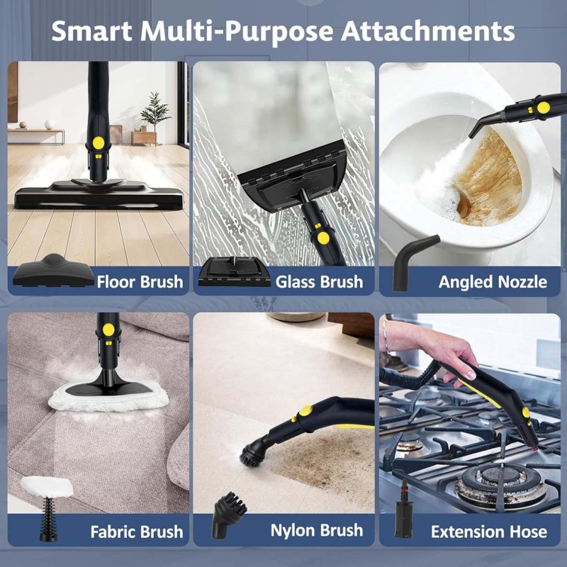 DENX DX2914 STEAM CLEANER,MULTI-PURPOSE HIGH-PRESSURE STEAM MACHINE