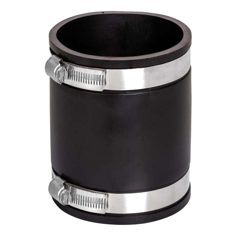PVC SOCKET RUBBER BLACK "2 WITH CLIP