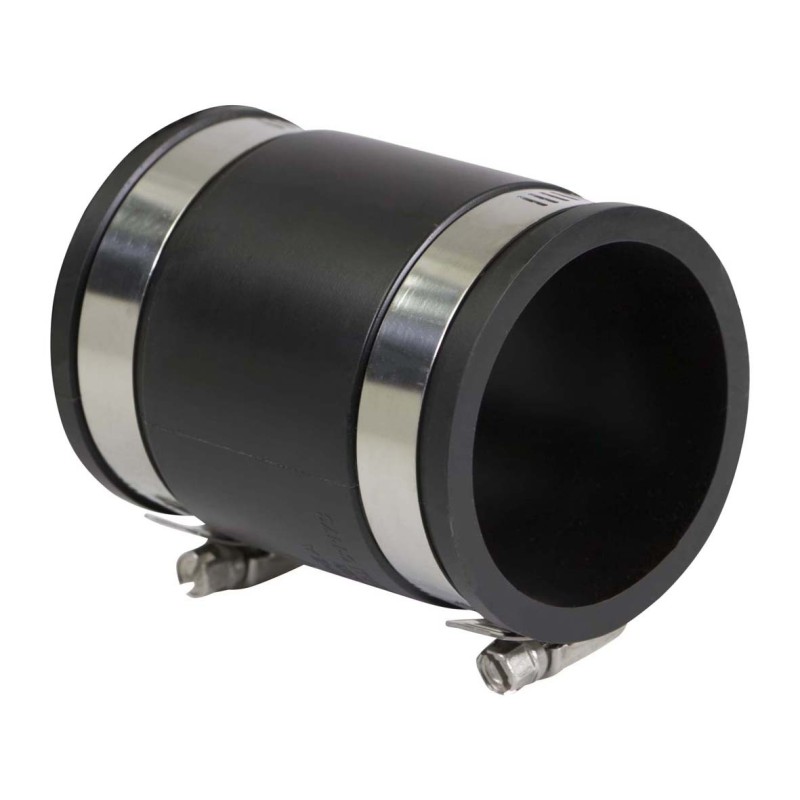 PVC SOCKET RUBBER BLACK "2 WITH CLIP