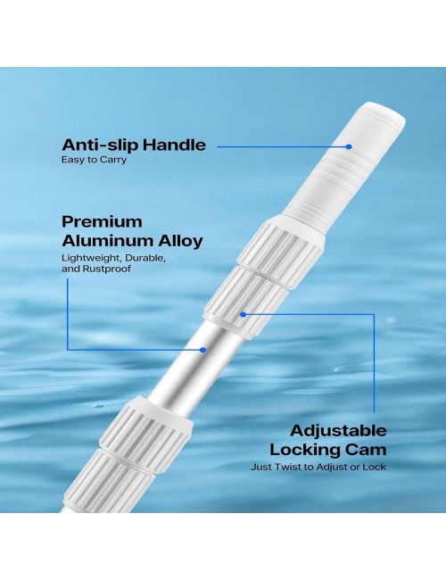 THREE LEVEL TELESCOPIC ALUMINIUM POLE 5.4 MTR