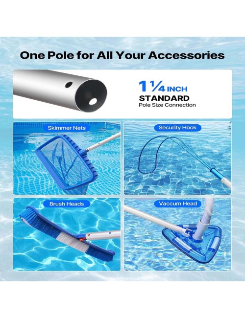 THREE LEVEL TELESCOPIC ALUMINIUM POLE 5.4 MTR