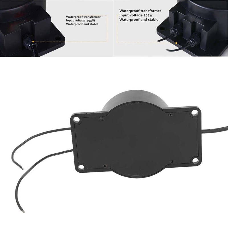 ET-105W OUTDOOR SWIMMING POOL TRANSFORMER 12V IP68