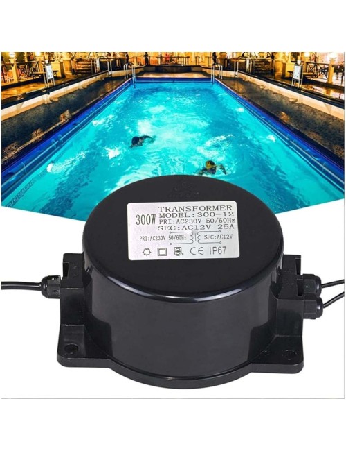 ET-300W OUTDOOR SWIMMING POOL TRANSFORMER 300W 12V IP68