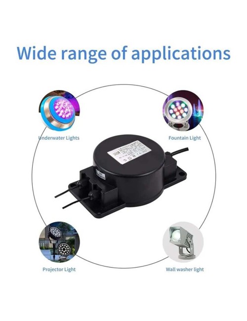 ET-300W OUTDOOR SWIMMING POOL TRANSFORMER 300W 12V IP68