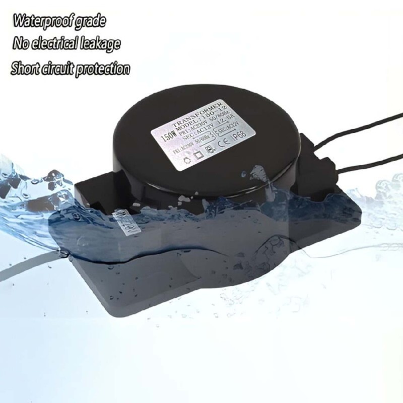 ET-150W OUTDOOR SWIMMING POOL TRANSFORMER 150W 12V IP68