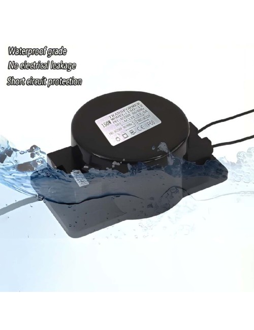 ET-150W OUTDOOR SWIMMING POOL TRANSFORMER 150W 12V IP68