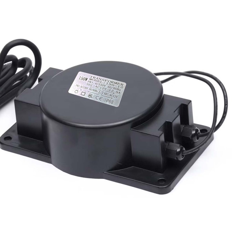 ET-150W OUTDOOR SWIMMING POOL TRANSFORMER 150W 12V IP68