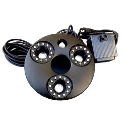 PJ-2C- كشاف نافورة وبركة مائية ملونة مع ريموت