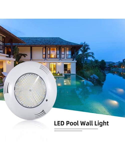 SH-007- ABS+UV POOL LIGHT UNDERWATER LED WARM WHITE 12V IP68