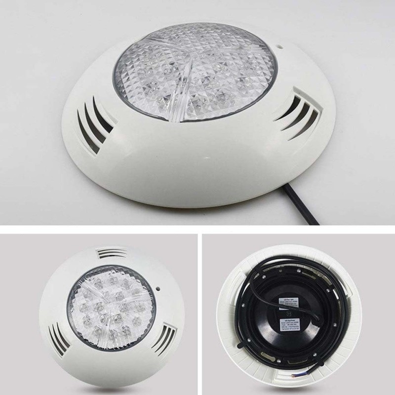 SH-007- ABS+UV POOL LIGHT UNDERWATER LED WARM WHITE 12V IP68