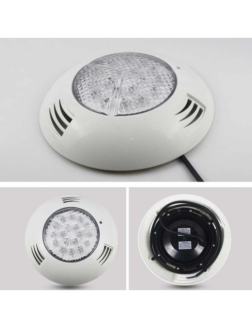 SH-007- ABS+UV POOL LIGHT UNDERWATER LED WARM WHITE 12V IP68