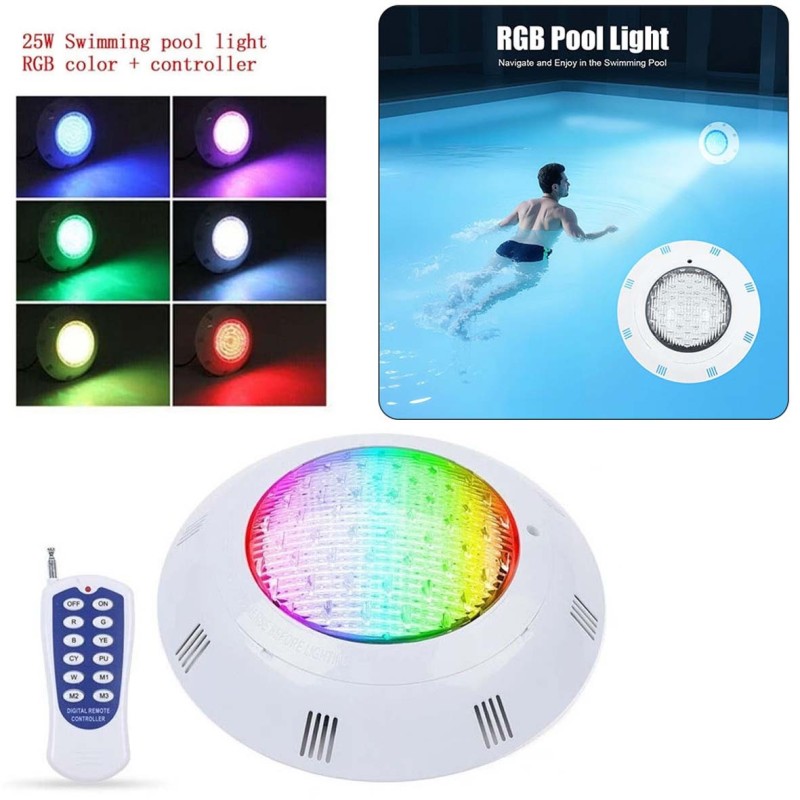 PI-108R POOL LIGHT UNDERWATER LED RGB AC 12V 25W IP68