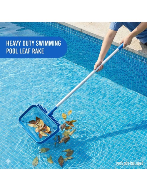 SWIMMING POOL LEAF SKIMER DEEP NET RAKE