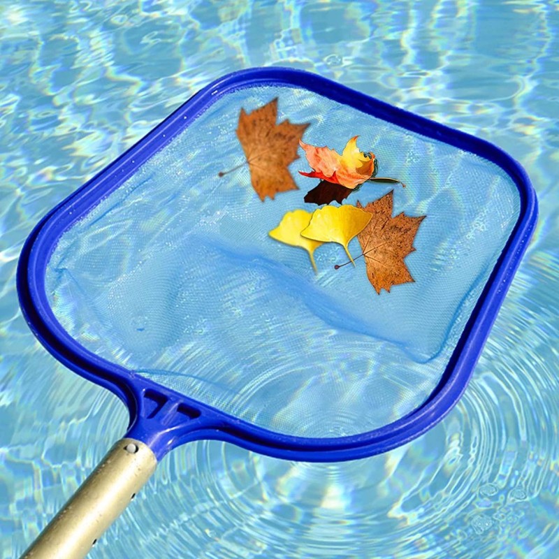 SWIMMING POOL LEAF SKIMER STRAIGHT NET SMALL RAKE
