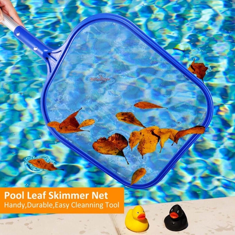 SWIMMING POOL LEAF SKIMER STRAIGHT NET SMALL RAKE