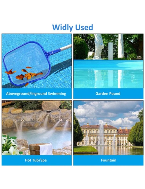 SWIMMING POOL LEAF SKIMER STRAIGHT NET SMALL RAKE