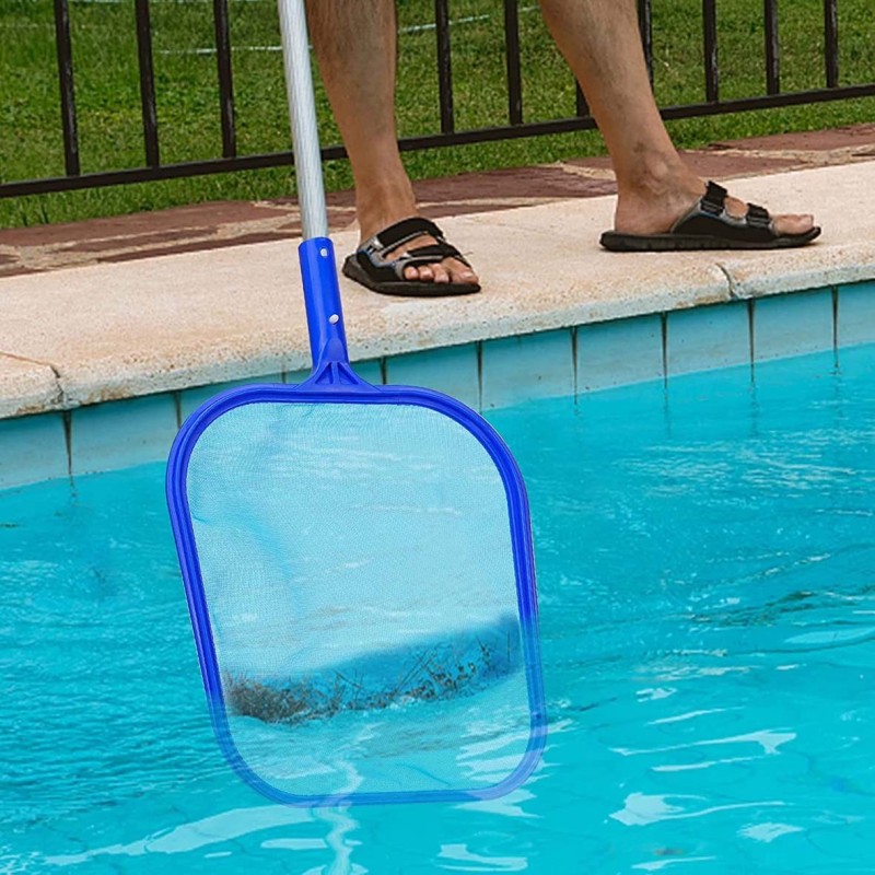 SWIMMING POOL LEAF SKIMER STRAIGHT NET SMALL RAKE