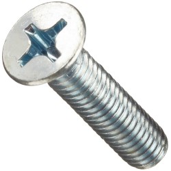 GALVANIZED MACHINE BOLT FLAT HEAD 5 MM x 25