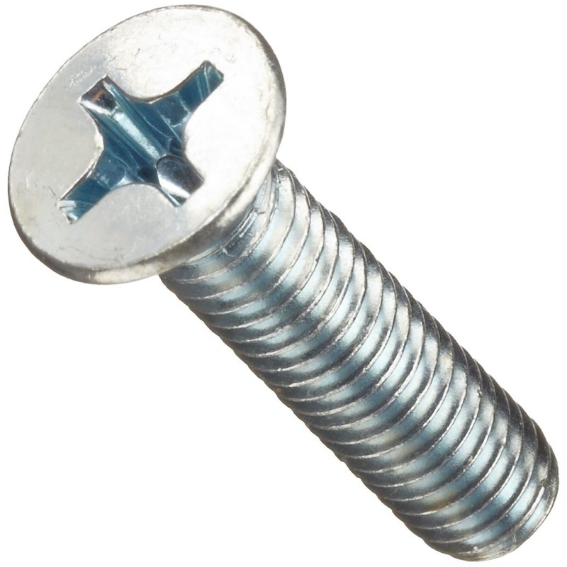 GALVANIZED MACHINE BOLT FLAT HEAD 5 MM x 25