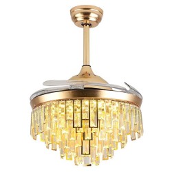 ECOPOWER- IF01 CEILING FAN LEVECHE INVISIBLE GOLDEN