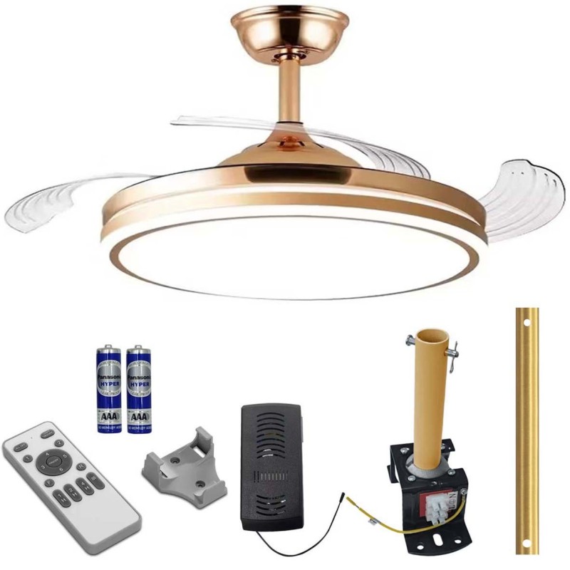 ECOPOWER- CEILING FAN LEVECHE INVISIBLE IF03 GOLDEN