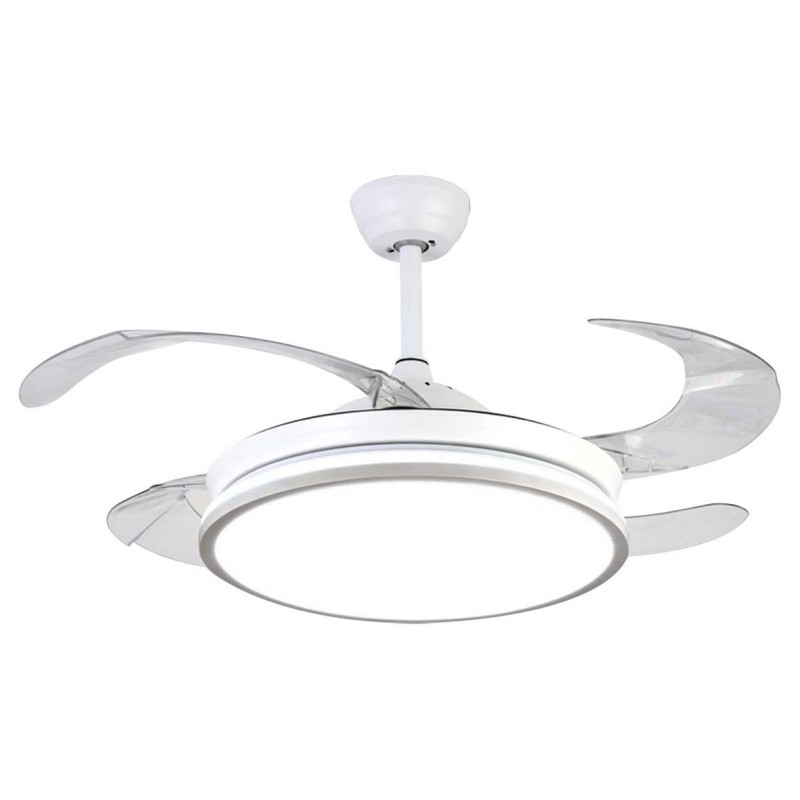 ECOPOWER- CEILING FAN LEVECHE INVISIBLE IF08 SILVER
