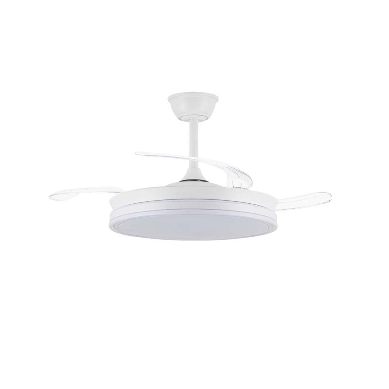 ECOPOWER- CEILING FAN LEVECHE INVISIBLE IF08 WHITE