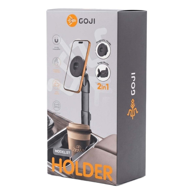 GOJI S7- 2-IN-1 MAGNETIC & SNAP CAR PHONE HOLDER