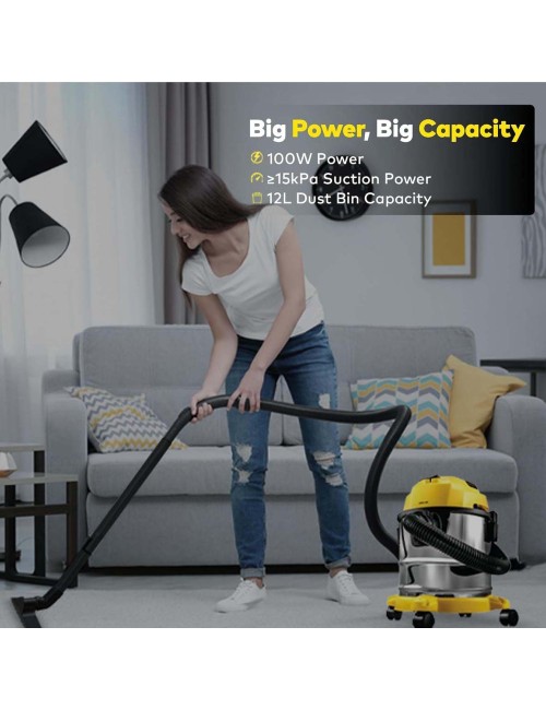 GN3N1VC12YL-3IN1 1000W 12LTR مكنسة كهربائية