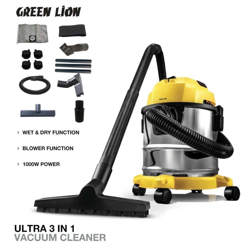 GN3N1VC12YL-3 IN 1 VACUUM CLEANER 12L, 1000W - YELLOW