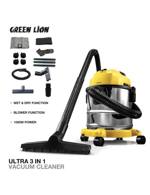 GN3N1VC12YL-3 IN 1 VACUUM CLEANER 12L, 1000W - YELLOW