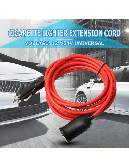 CAR CIGARETTE LITHER EXTENSION CABLE 250V 15A