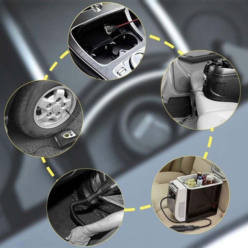 CAR CIGARETTE LITHER EXTENSION CABLE 250V 15A