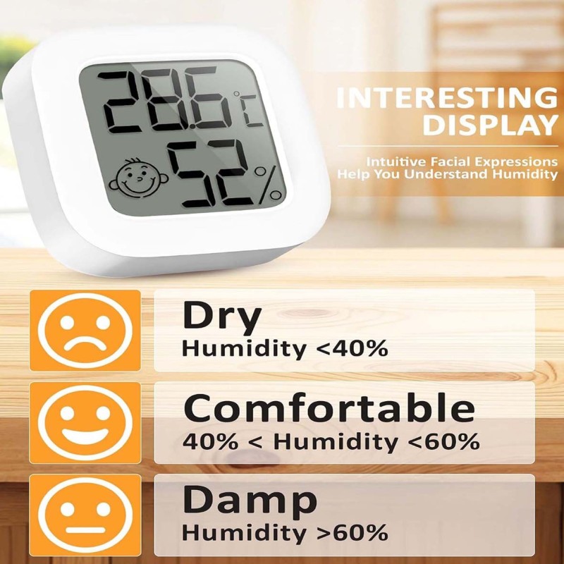 MULTI-FUNCTION ELECTRONIC THERMOMETER HYGROMETER INDOOR