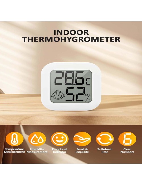 MULTI-FUNCTION ELECTRONIC THERMOMETER HYGROMETER INDOOR