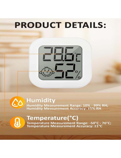 MULTI-FUNCTION ELECTRONIC THERMOMETER HYGROMETER INDOOR