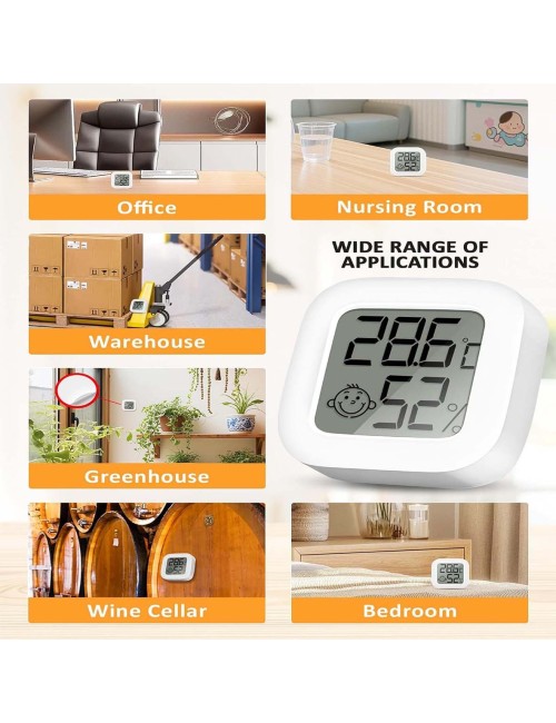 MULTI-FUNCTION ELECTRONIC THERMOMETER HYGROMETER INDOOR