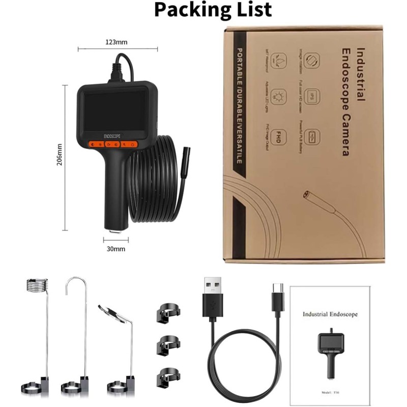 T42D41- INDUSTRIAL ENDOSCOPE CAMERA IP67