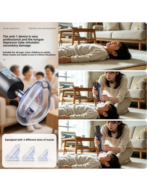 HEIMLICH- ANTI-CHOKING DEVICE,THROAT NEGATIVE PRESSURE SUCTION DEVICE