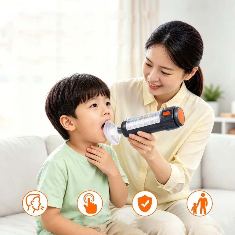 HEIMLICH- ANTI-CHOKING DEVICE,THROAT NEGATIVE PRESSURE SUCTION DEVICE