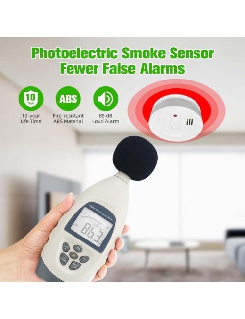 SMOKE DETECTOR-DC PV جهاز انذار حريق دخان كندي