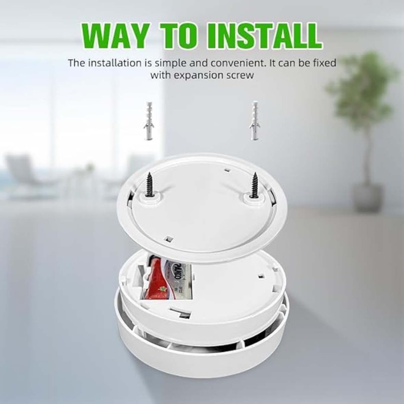 SMOKE DETECTOR-DC PV جهاز انذار حريق دخان كندي