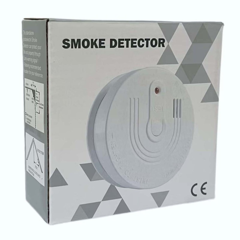 SMOKE DETECTOR-SMOKE ALARM DC 9V BATTERY OPERATED