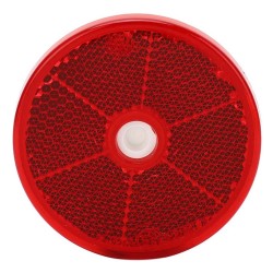 ROUND REFLECTOR RED